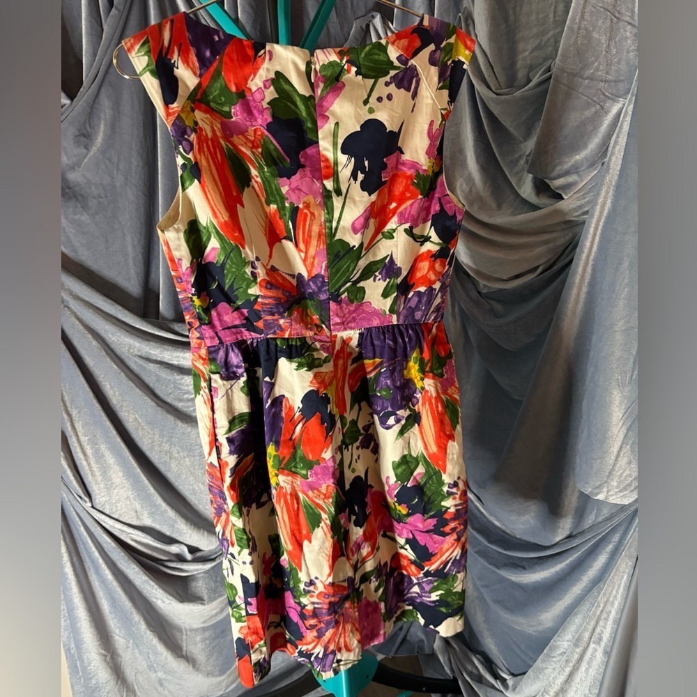 Jcrew floral aline dress size 2 - Picture 5 of 11